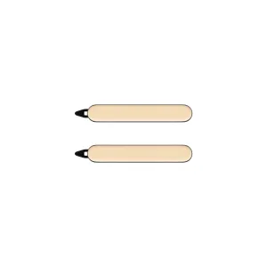 Classic Small Ivory Hair Clip Set