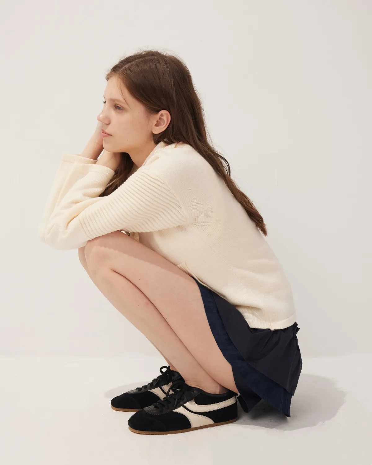 Color Block Tied Sneakers