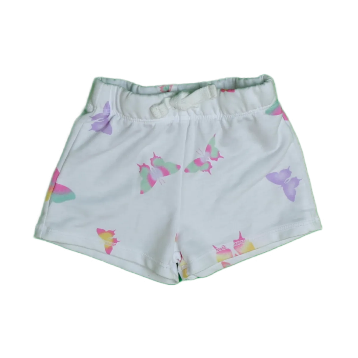 Cozii- Butterfly Shorts (White)