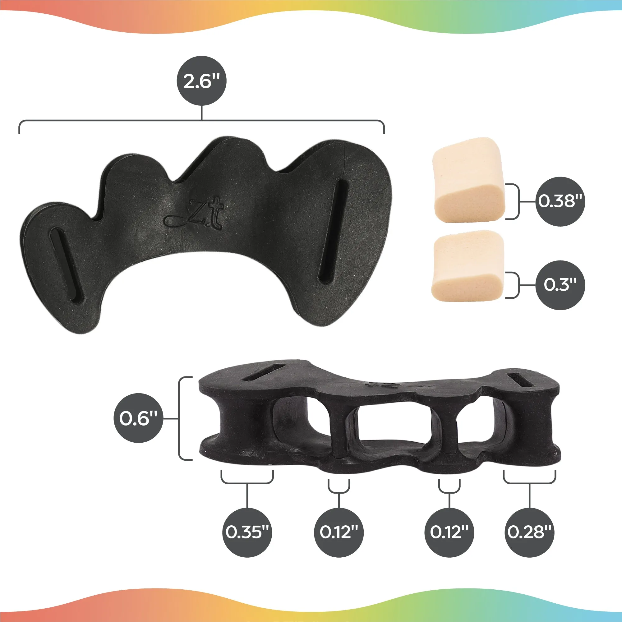 Customizable Toe Separators with Inserts