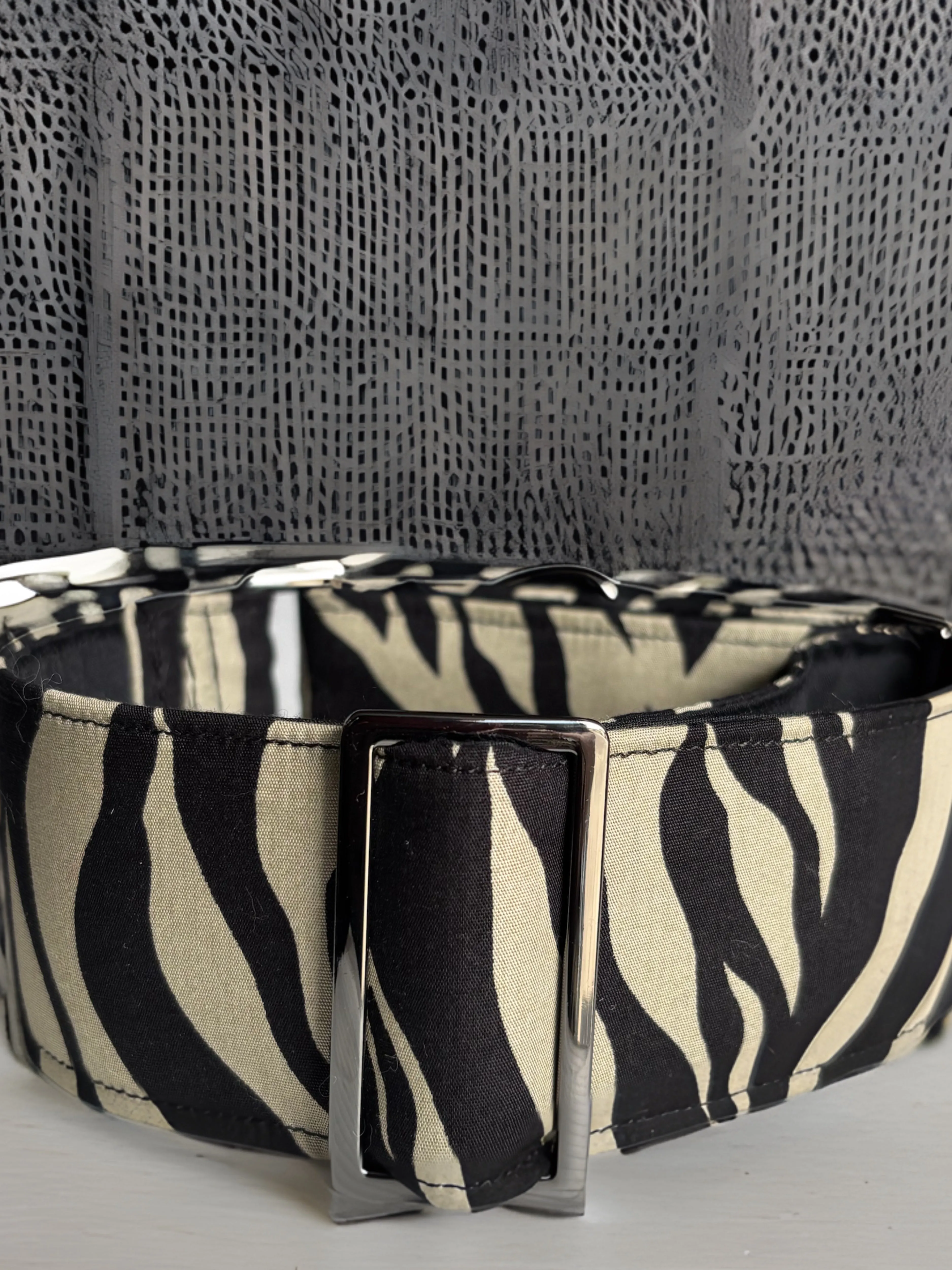 Daktari Greyhound Martingale collar cotton covered 50mm width soft