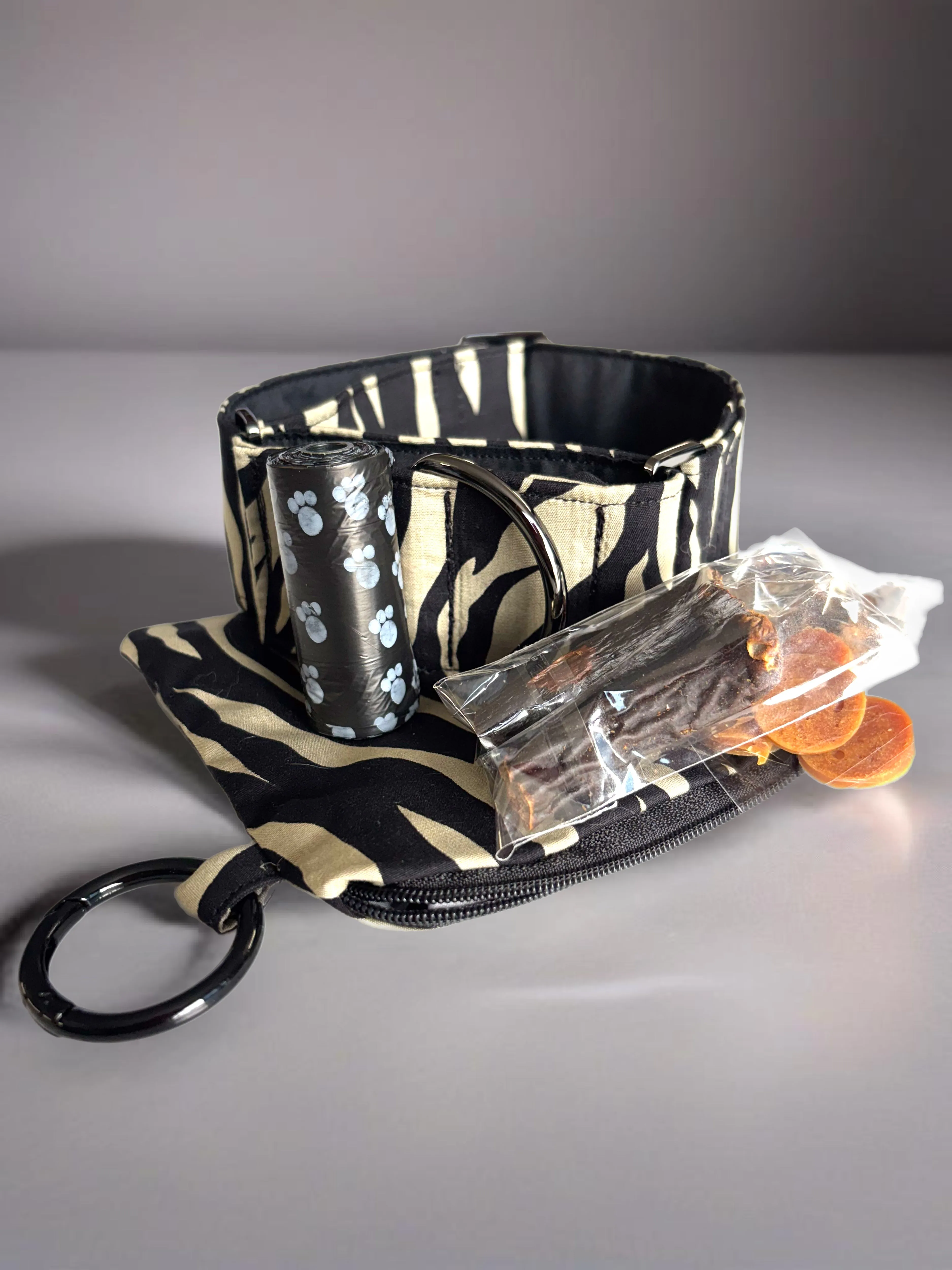 Daktari Greyhound Martingale collar cotton covered 50mm width soft