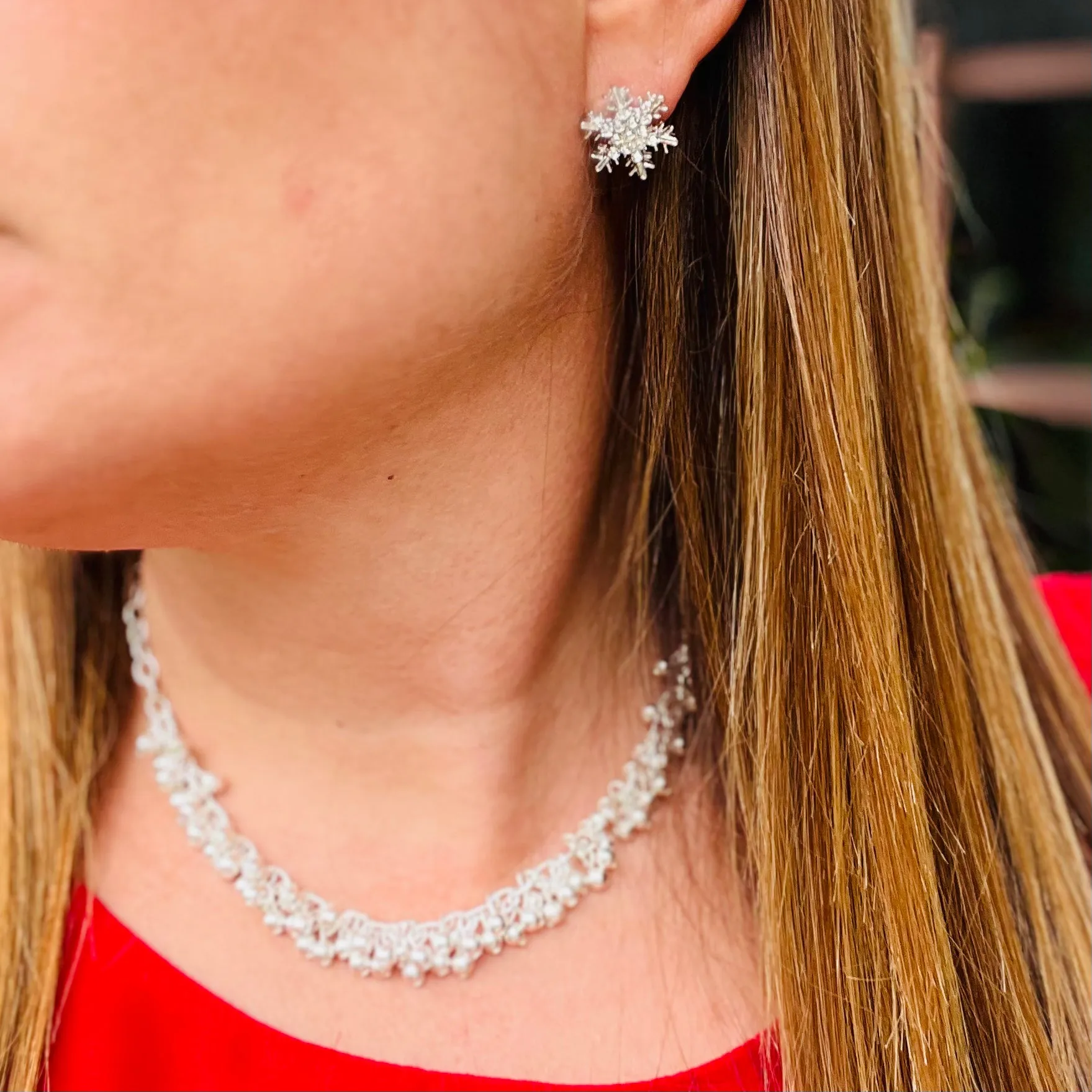 Dangling Charms Necklace & Bracelet Set