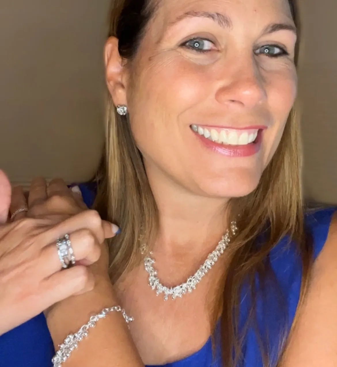 Dangling Charms Necklace & Bracelet Set