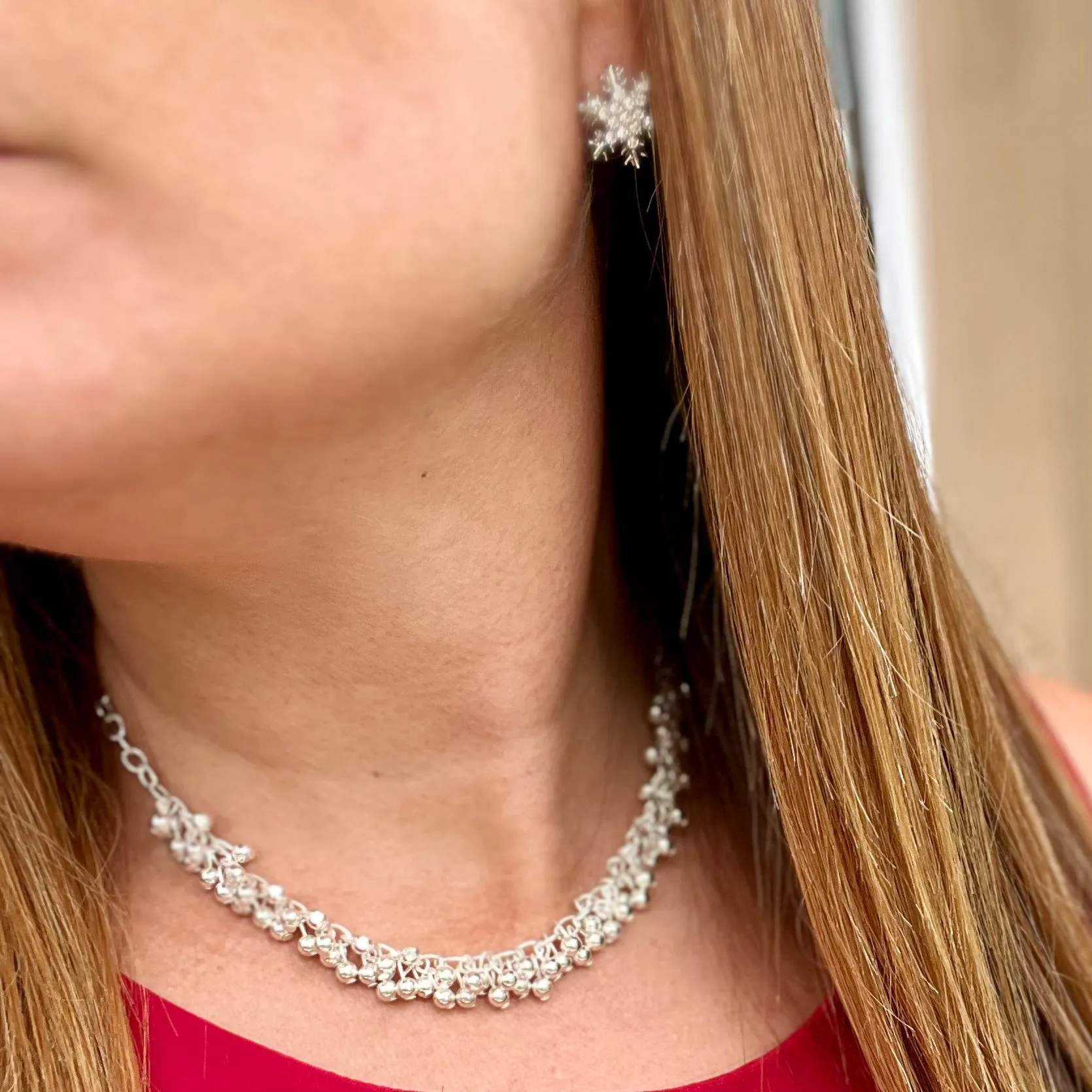 Dangling Charms Necklace & Bracelet Set