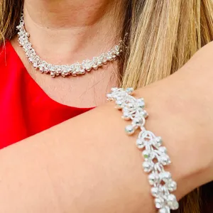 Dangling Charms Necklace & Bracelet Set