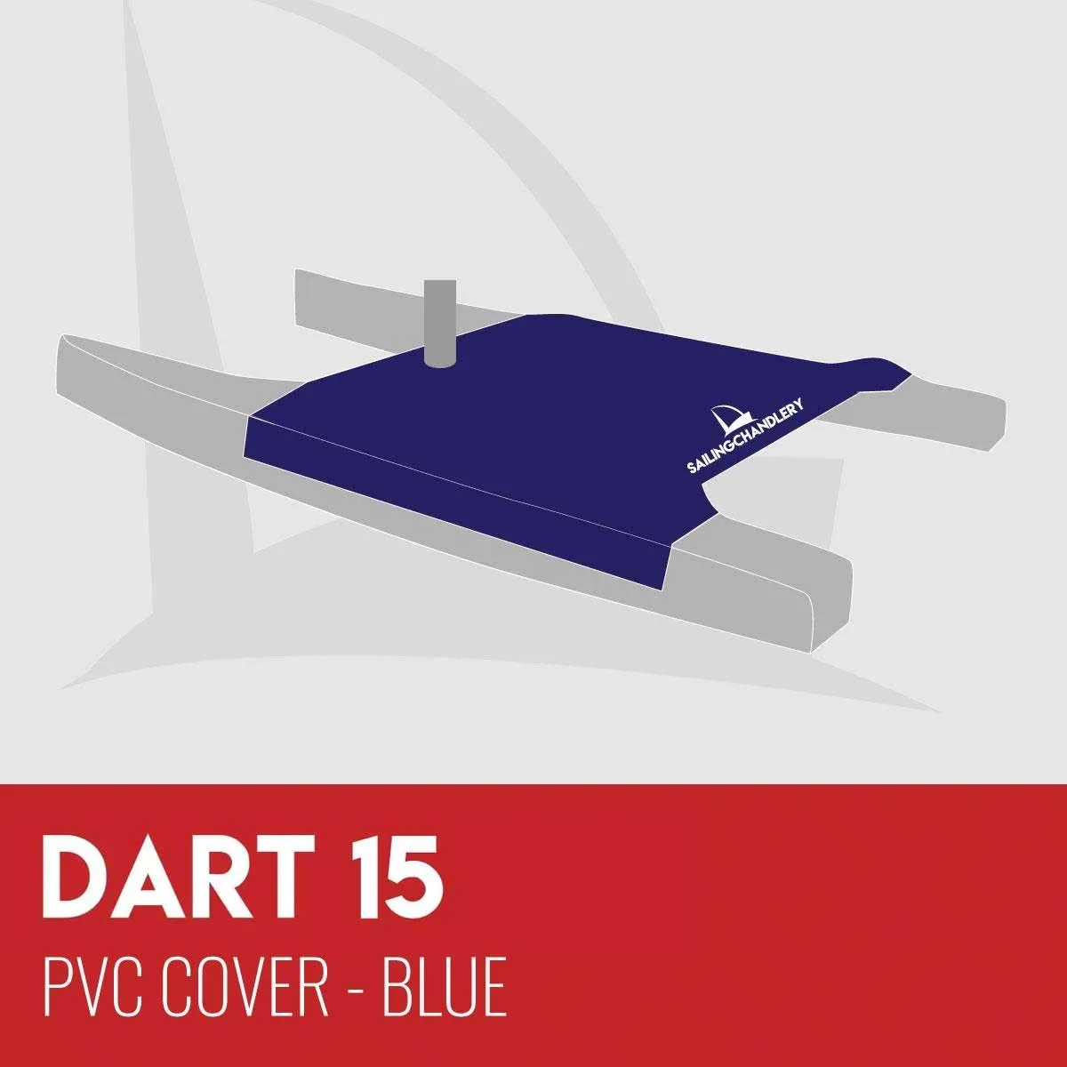 Dart 15 Trampoline Cover - PVC Blue