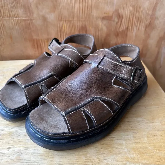 Dr Martens Leather Men’s Vintage 90’s Sandal Open Toe Platform