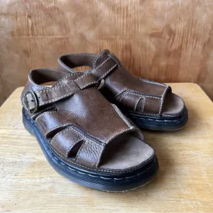 Dr Martens Leather Men’s Vintage 90’s Sandal Open Toe Platform