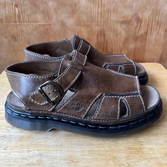 Dr Martens Leather Men’s Vintage 90’s Sandal Open Toe Platform