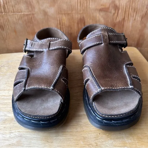 Dr Martens Leather Men’s Vintage 90’s Sandal Open Toe Platform