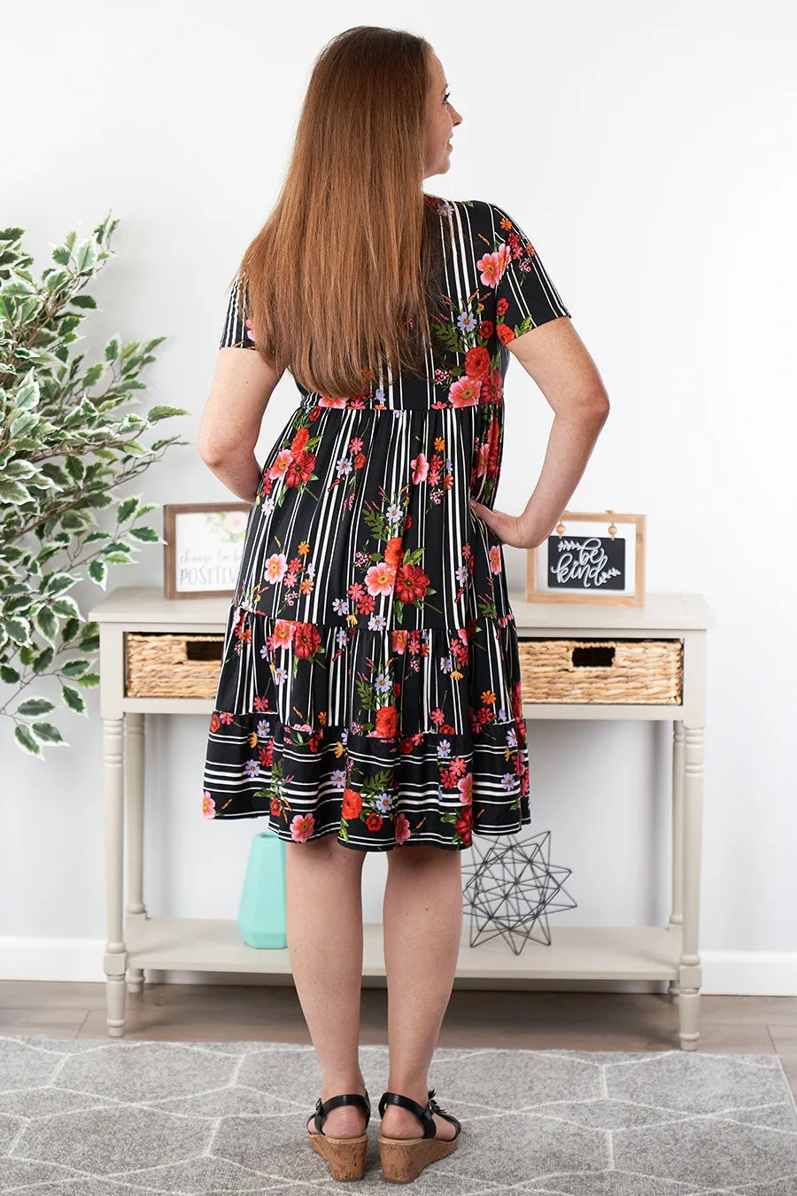 Drama Free Floral Dress