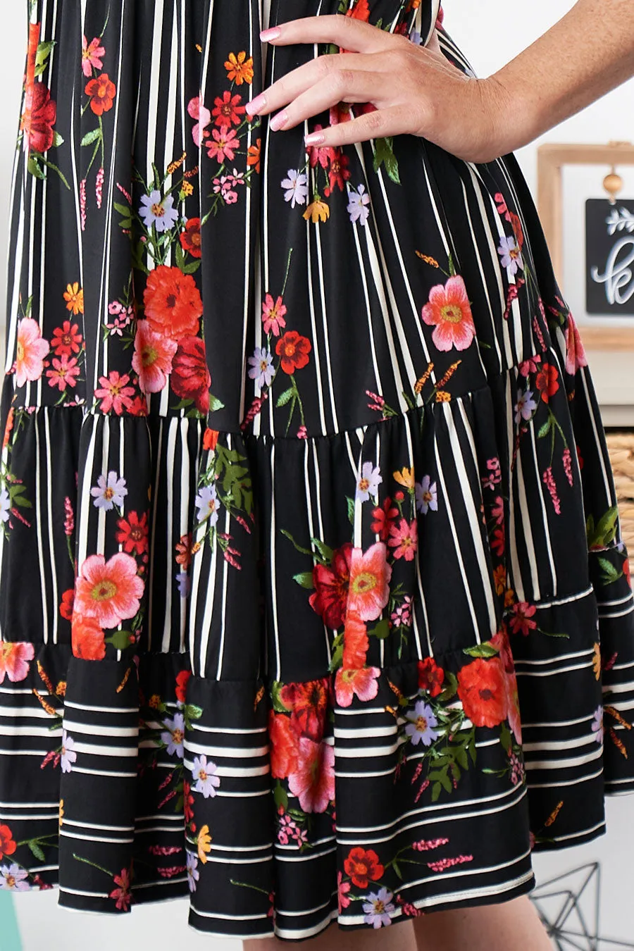 Drama Free Floral Dress