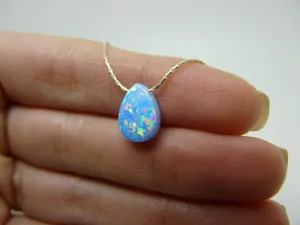 Drop Opal Necklace – Dainty & Elegant