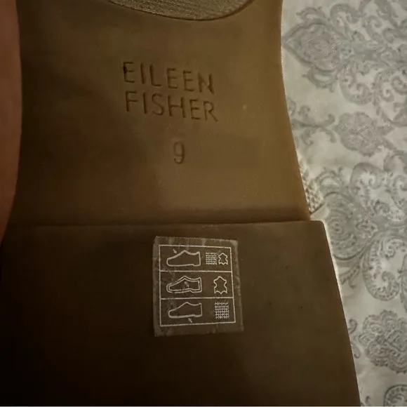 Eileen Fisher Mews Mesh Slip-On Espadrille Beige Open-Toe Sandal