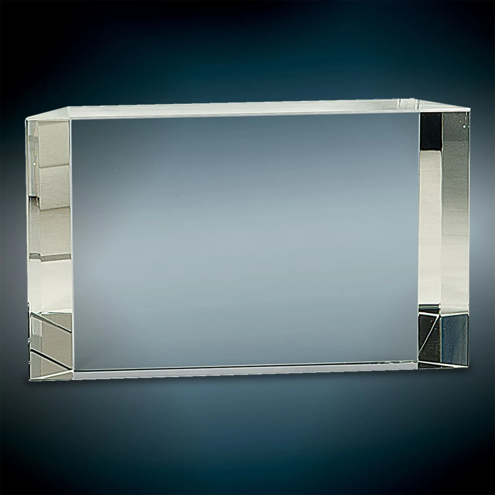 Elegant Crystal Facet Block