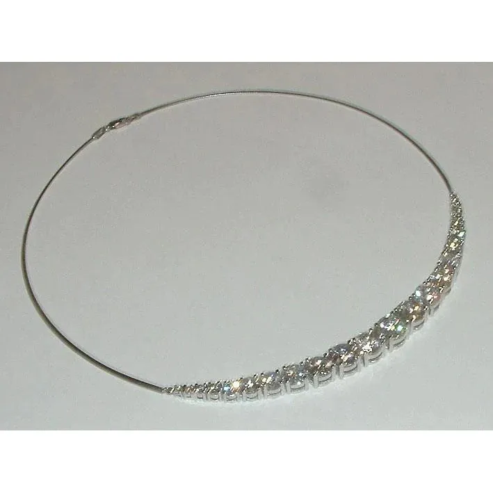 Elegant Genuine Natural Earth Mined Diamond Necklace