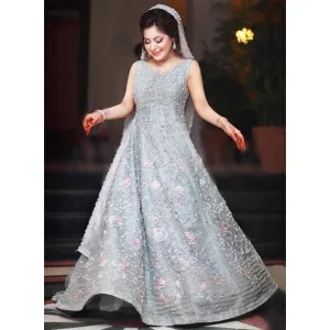 Elegant Pakistani Bridal Maxi for Reception # B2058
