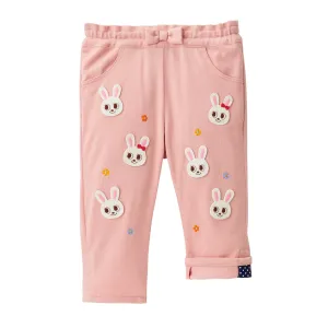 Elegant Stretch Usako & Flower Trousers