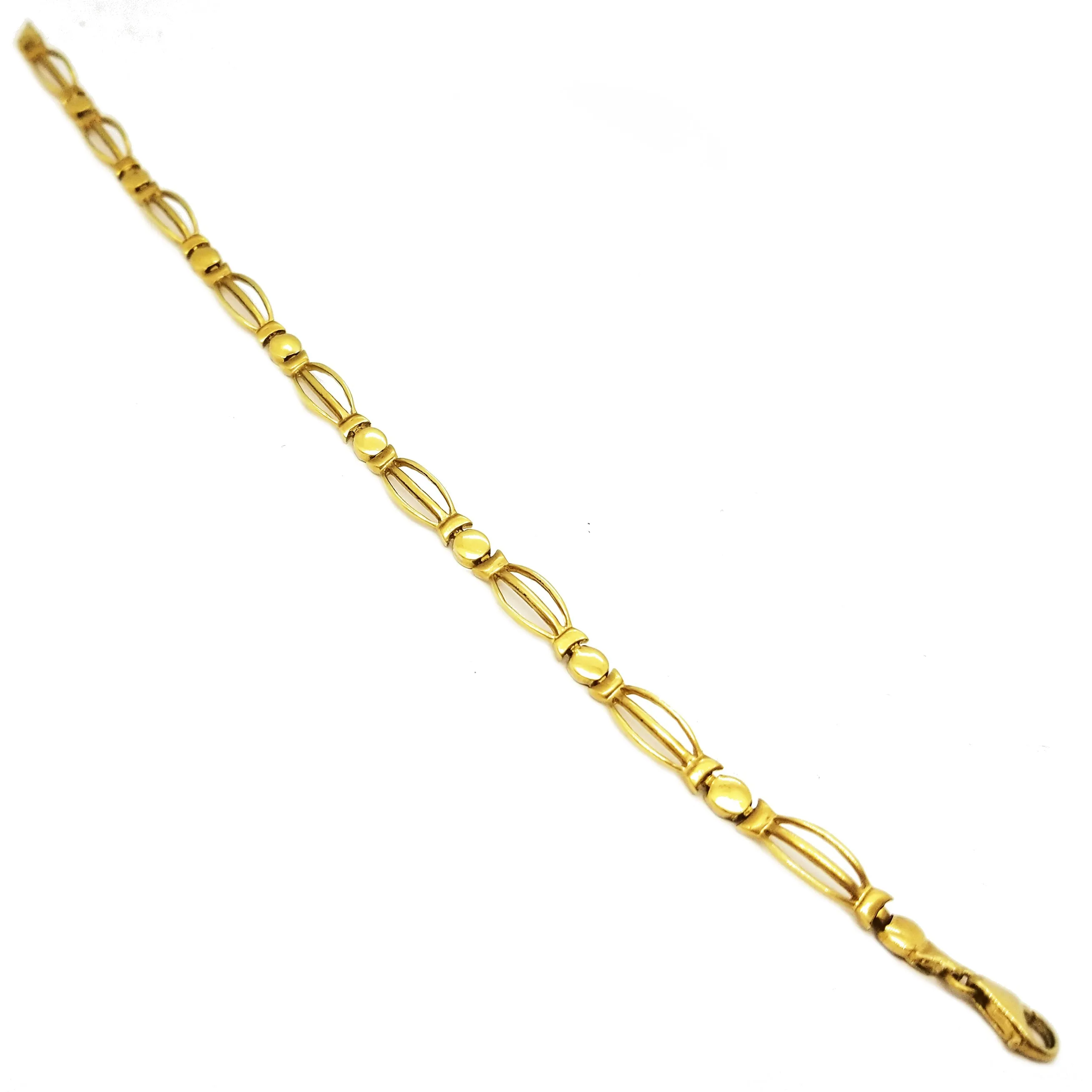 Elegant Yellow Gold Bracelet (14K)