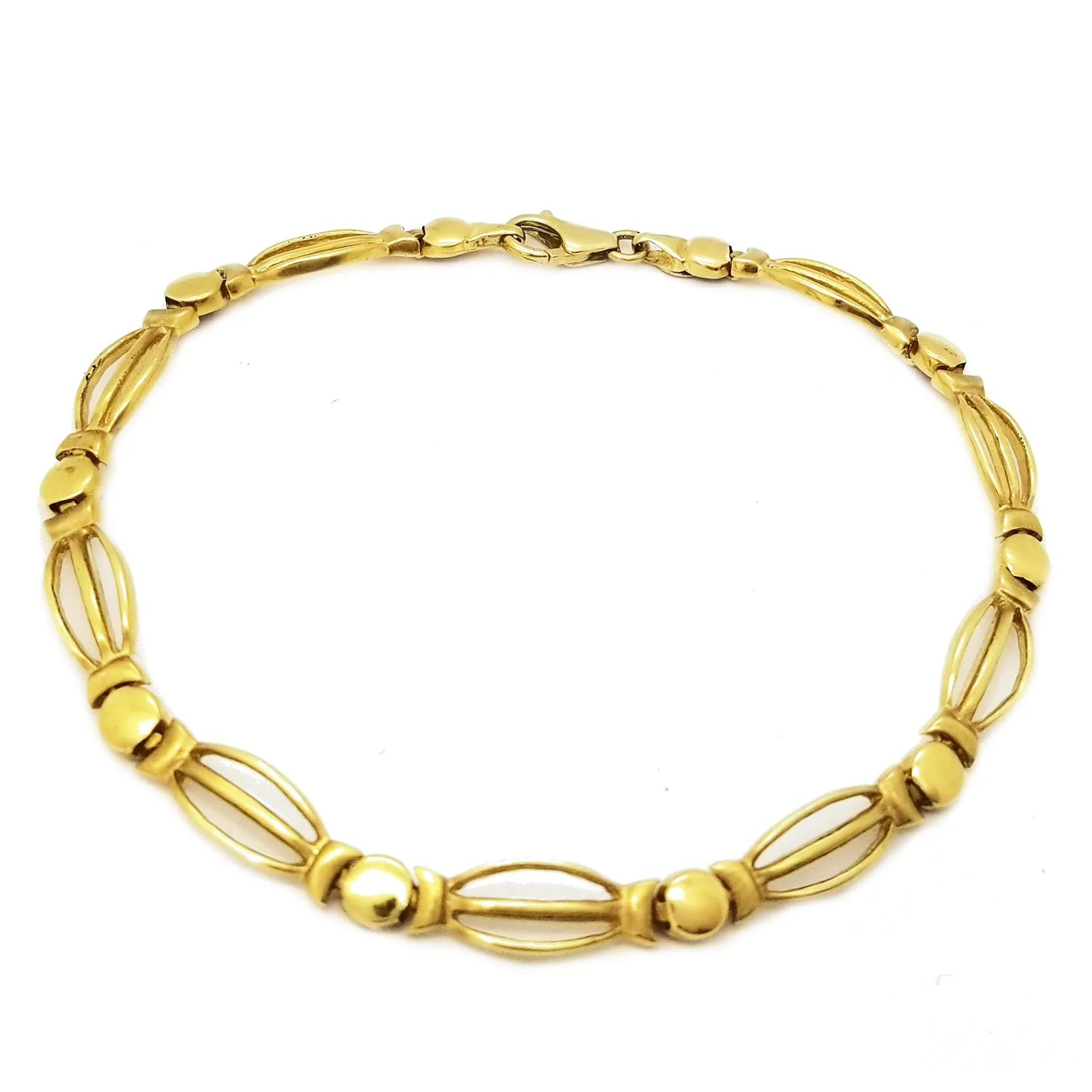 Elegant Yellow Gold Bracelet (14K)