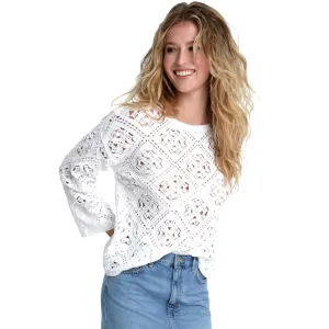 Elliott Lauren Crochet Sweater
