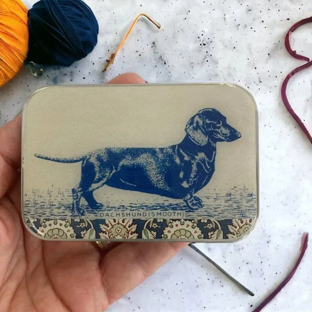 Enameled Notions Tin - Large