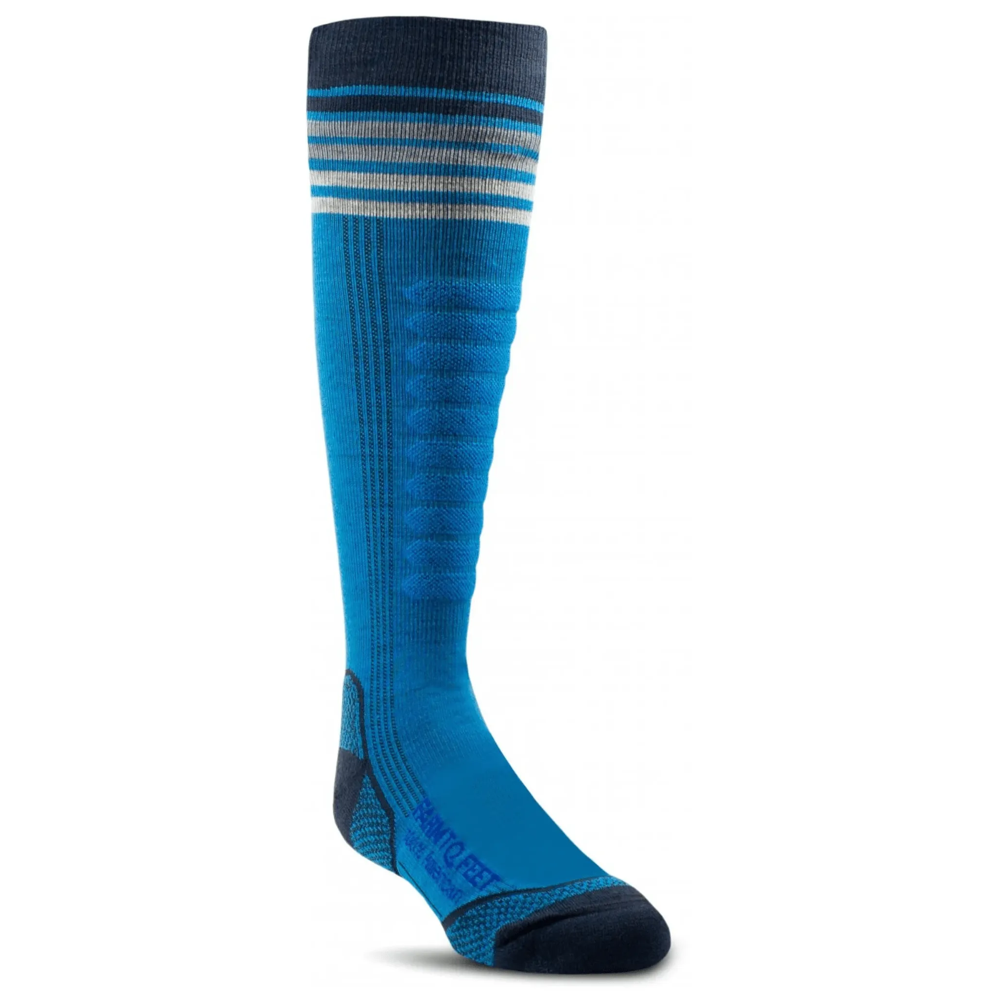 Farm to Feet Kids Waitsfield 2.0 Snow Light Targeted Cushion OTC Socks