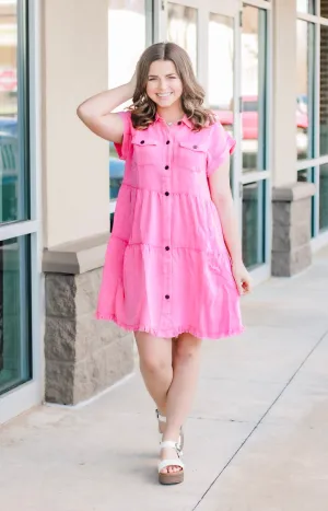 Feeling Fancy Hot Pink Dress