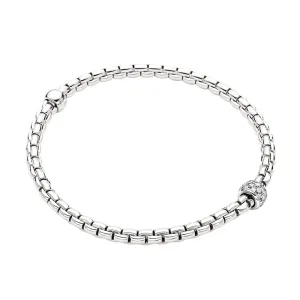 FOPE Stretchy Pave Diamond Rondelle Bracelet