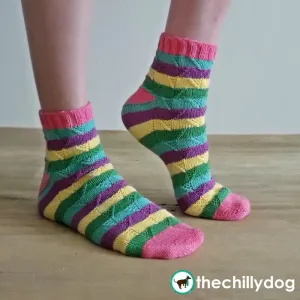 Founders Day Socks: Knitting Pattern PDF