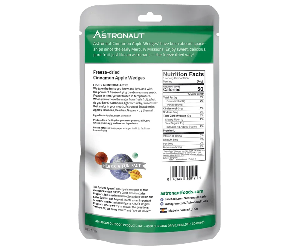 Freeze-Dried Cinnamon Apples