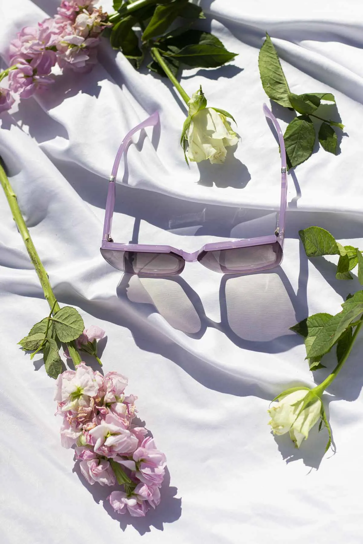 Front Lens Chunky Square Angled Sunglasses