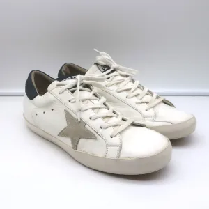 Golden Goose Superstar Sneakers White & Black Leather Size 40
