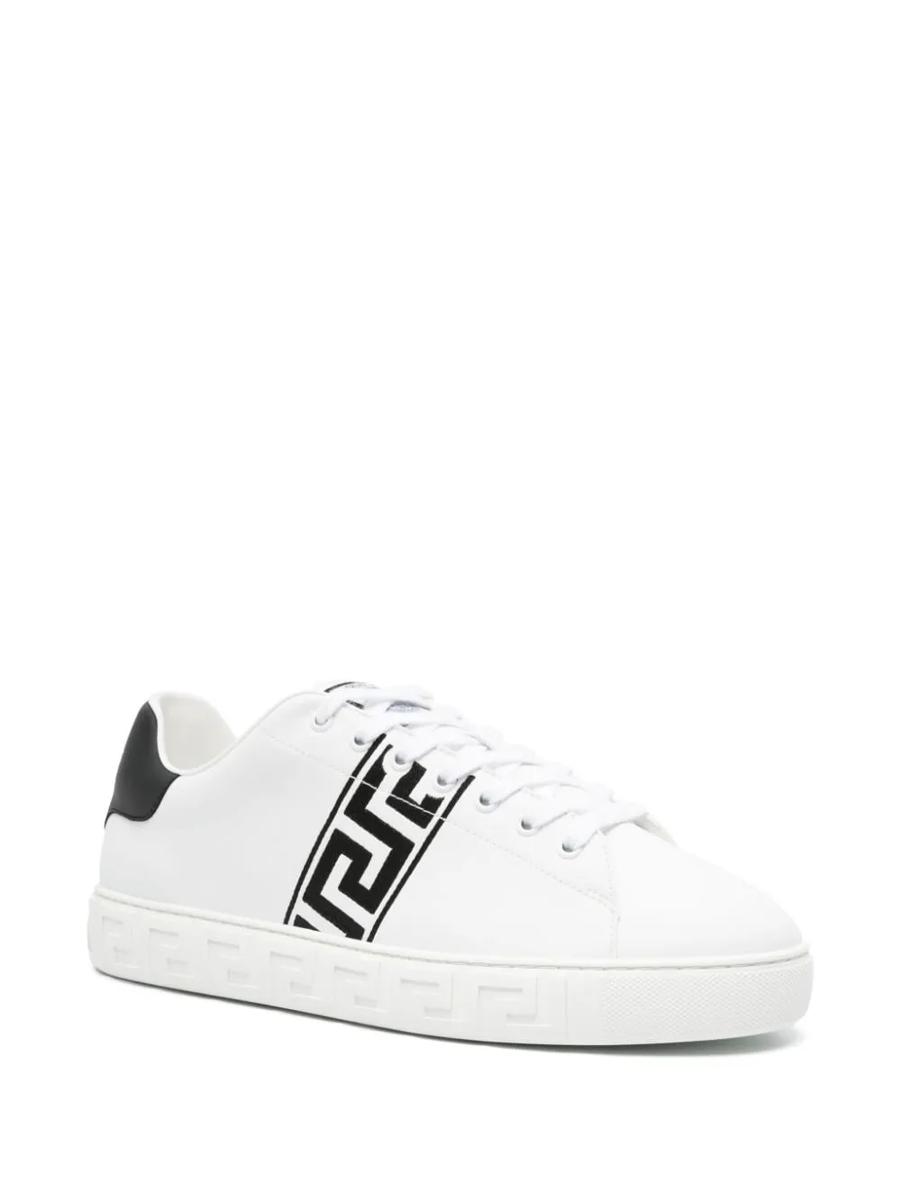 Greca leather sneakers