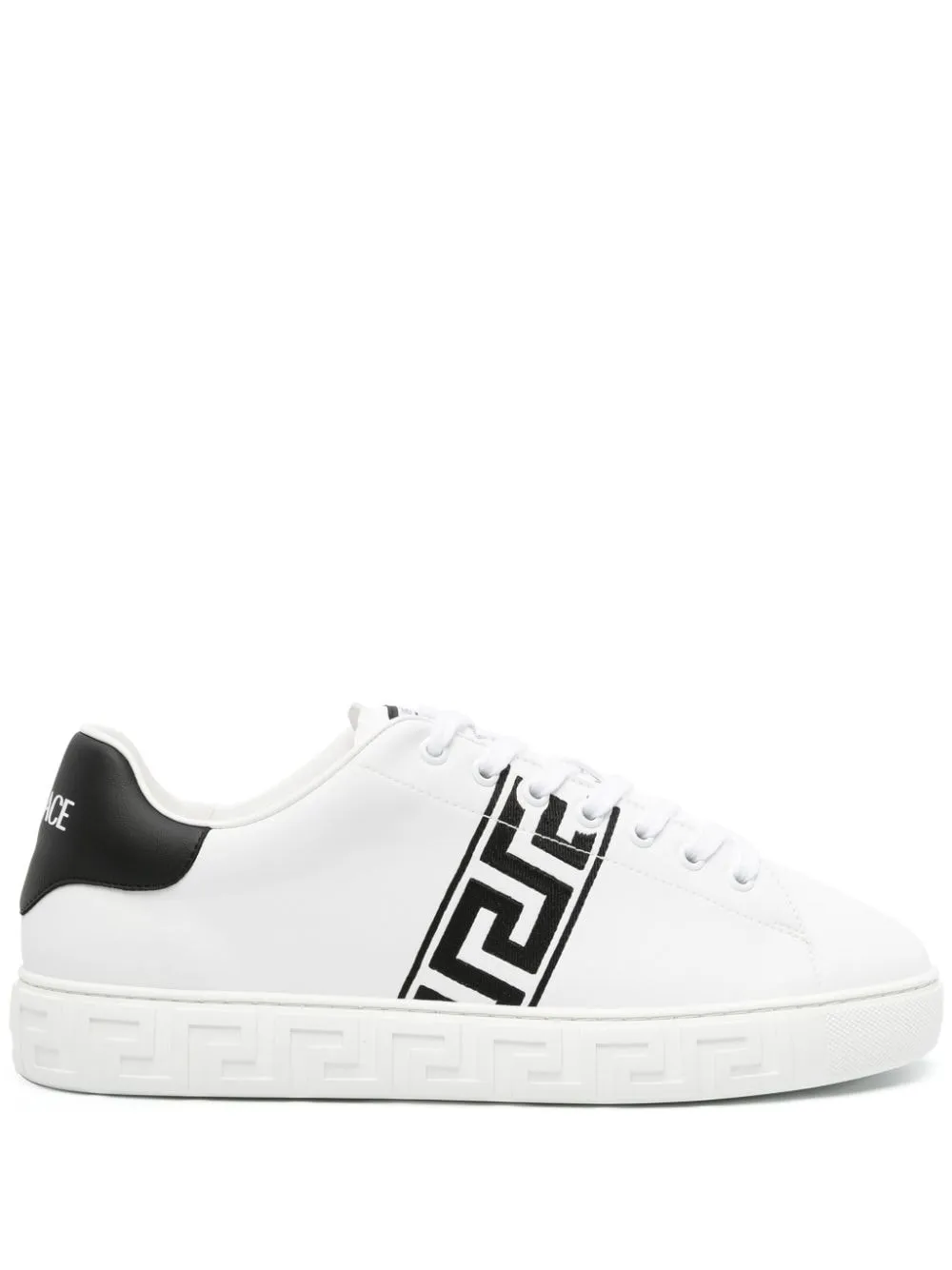 Greca leather sneakers