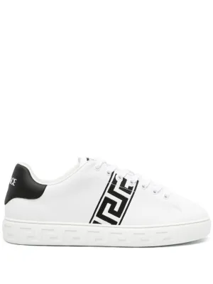 Greca leather sneakers
