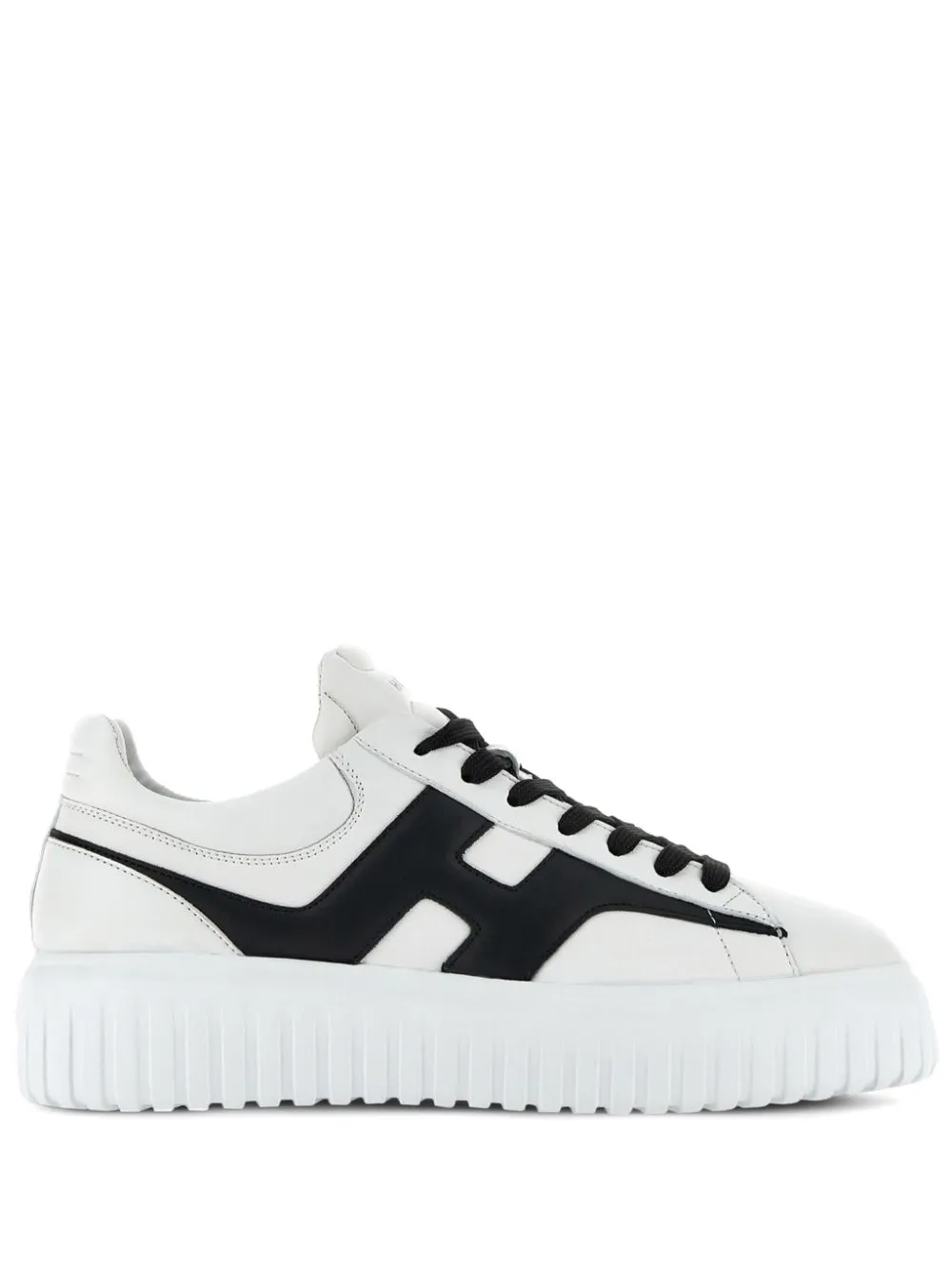 H-stripes leather sneakers