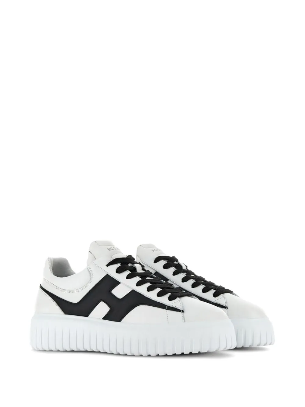 H-stripes leather sneakers