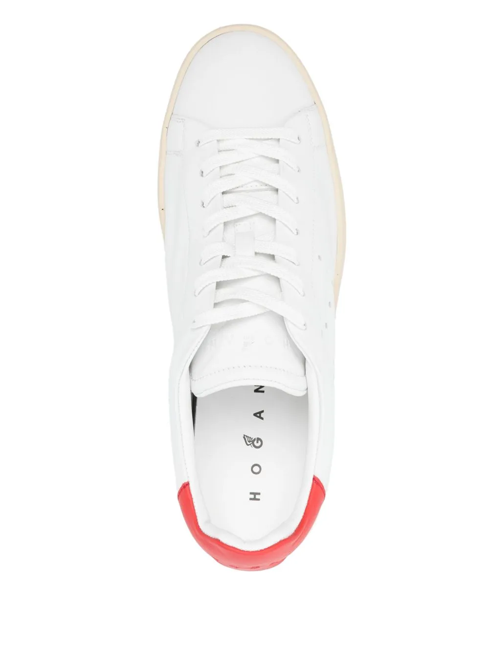 H672 leather sneakers