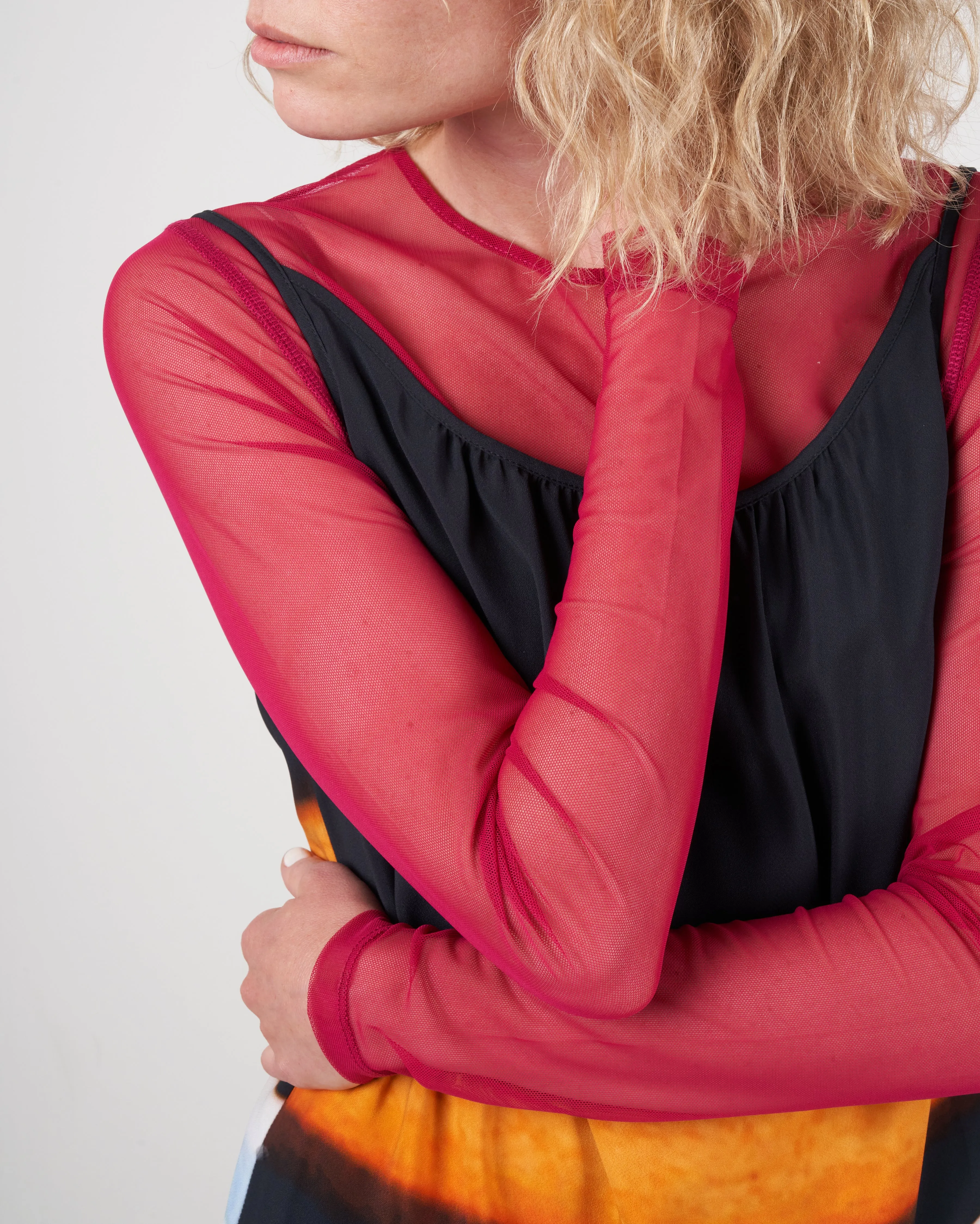 haste jersey top - fuchsia 304