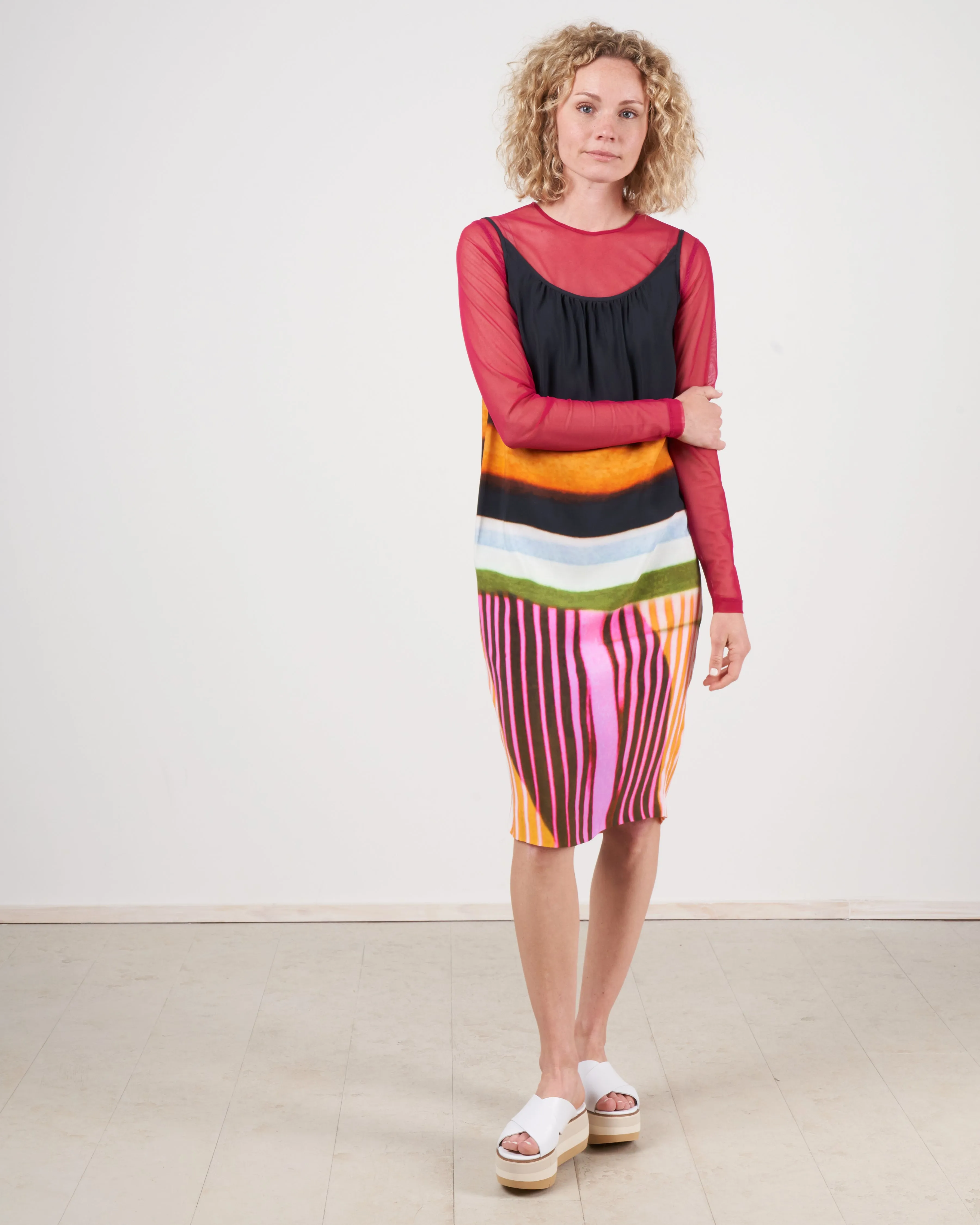 haste jersey top - fuchsia 304