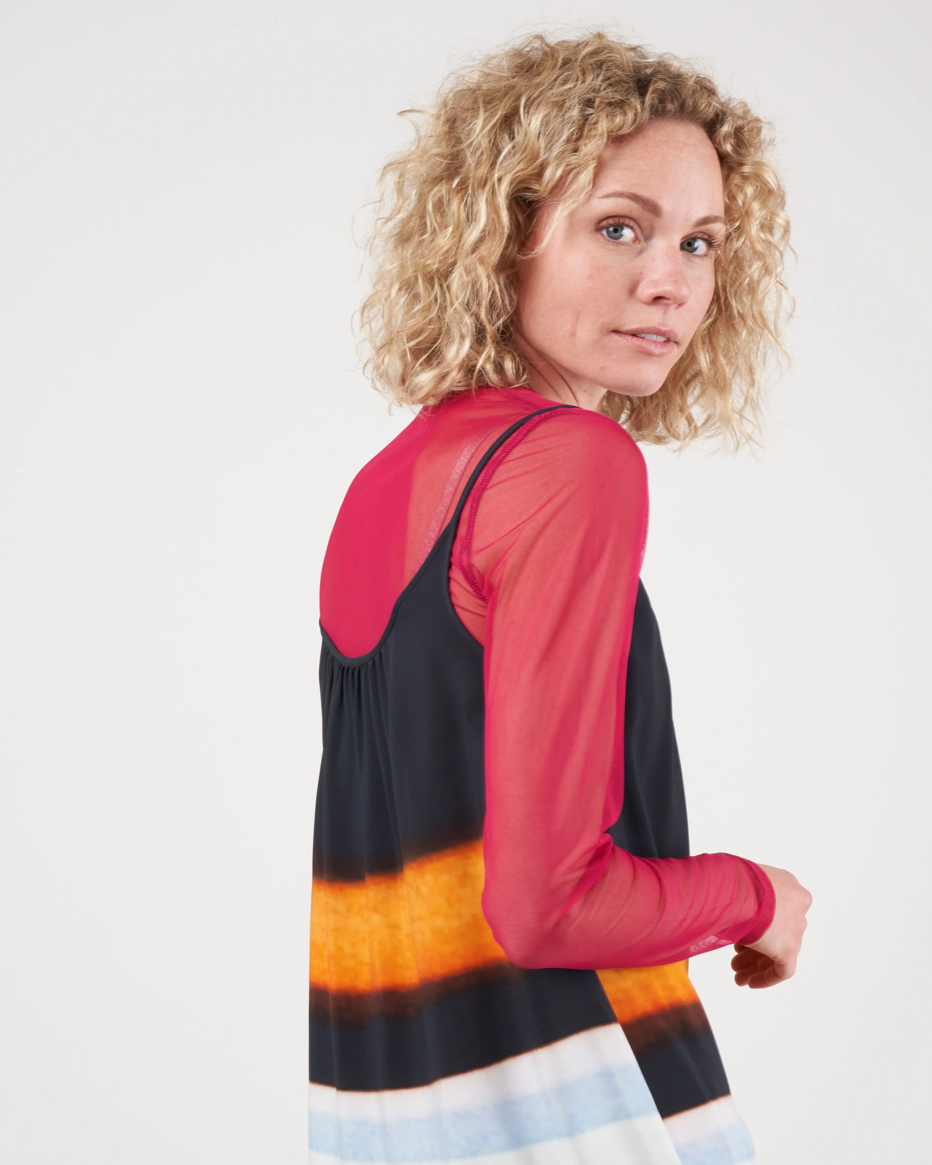 haste jersey top - fuchsia 304