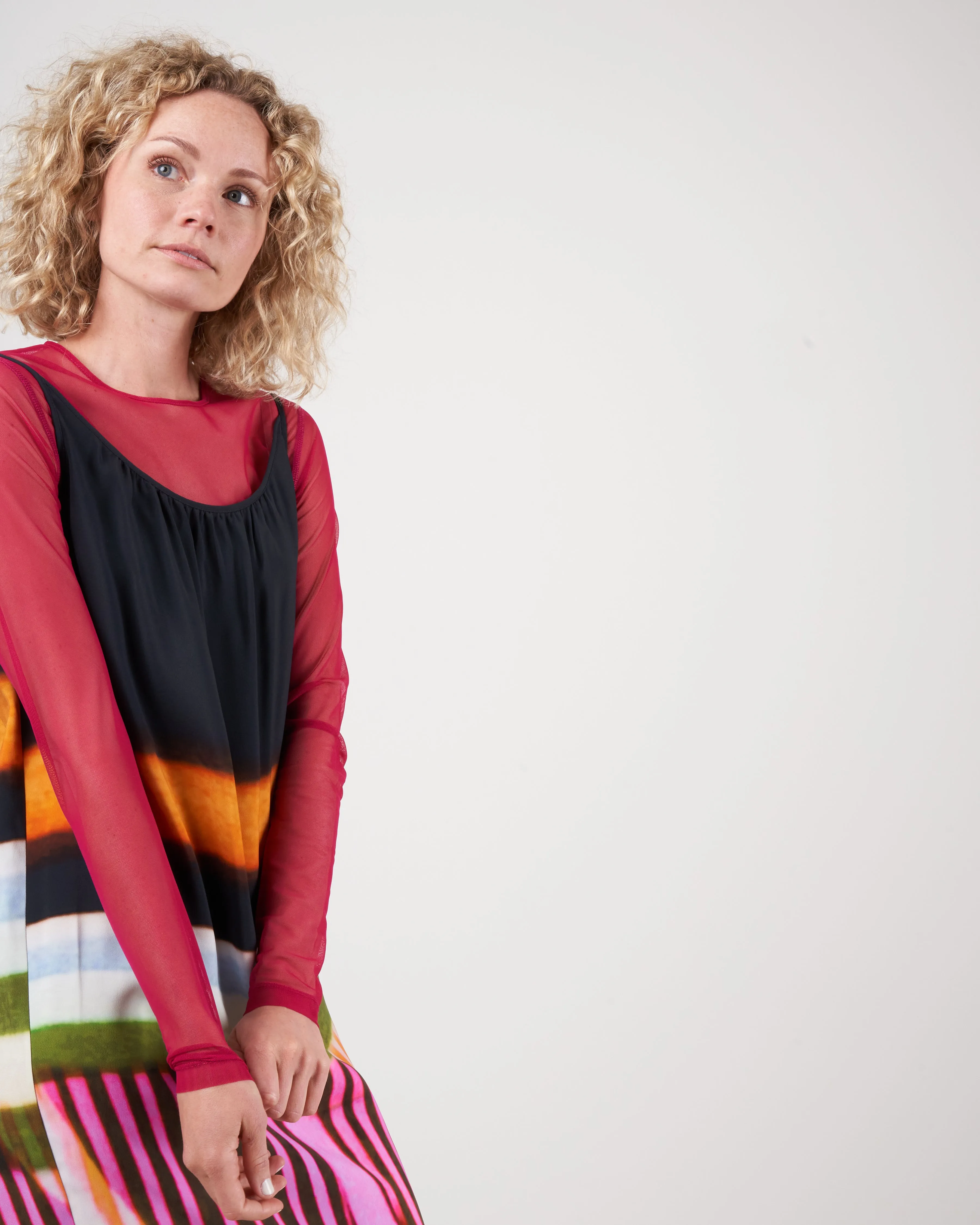 haste jersey top - fuchsia 304
