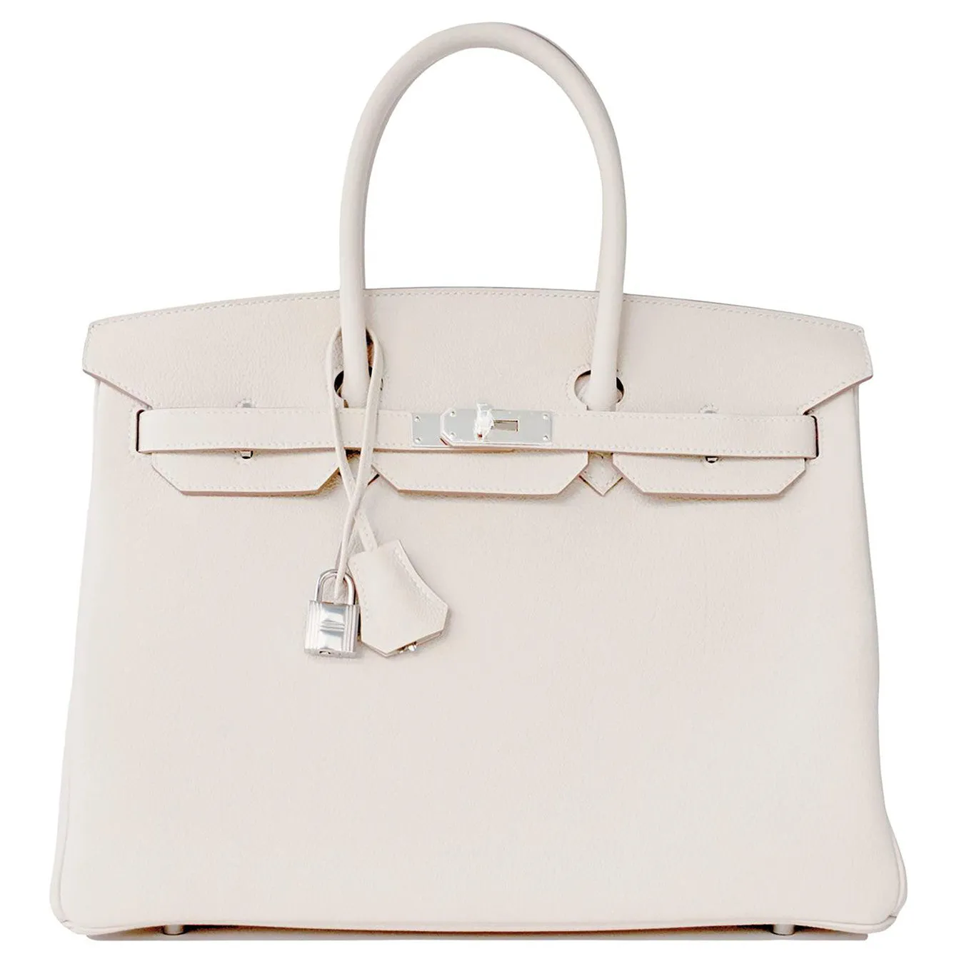 Hermes Craie Birkin 35cm Togo Palladium Hardware