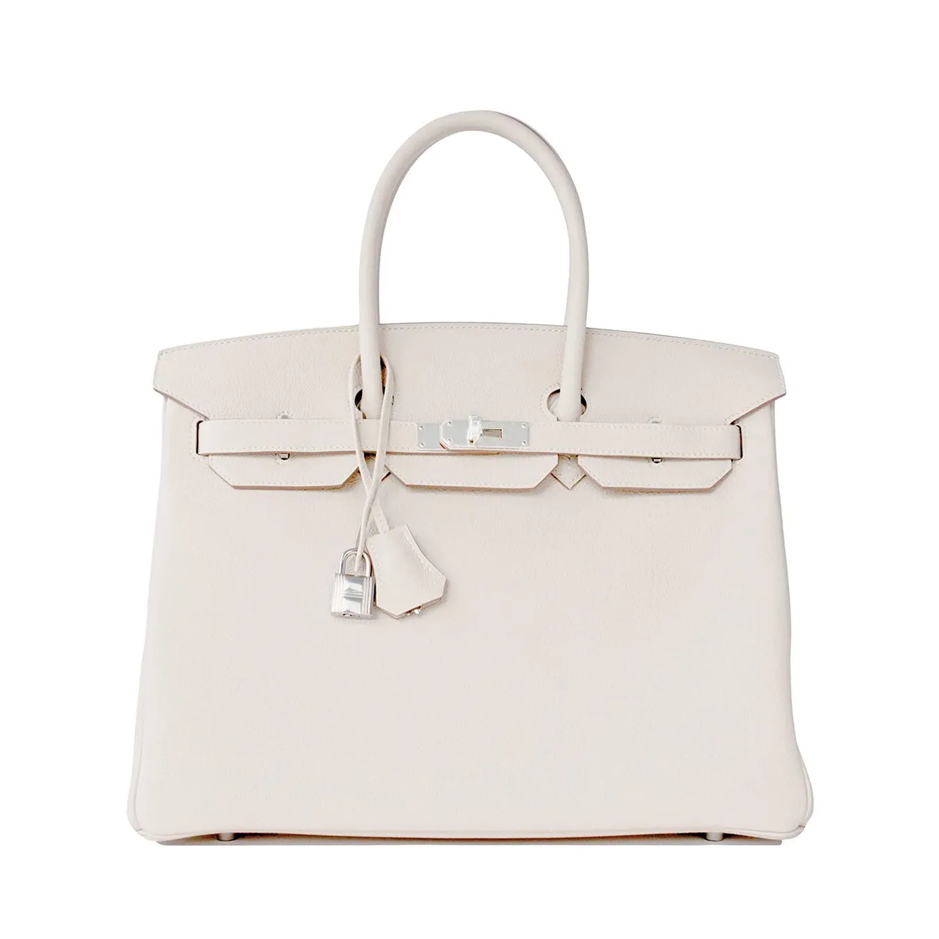 Hermes Craie Birkin 35cm Togo Palladium Hardware