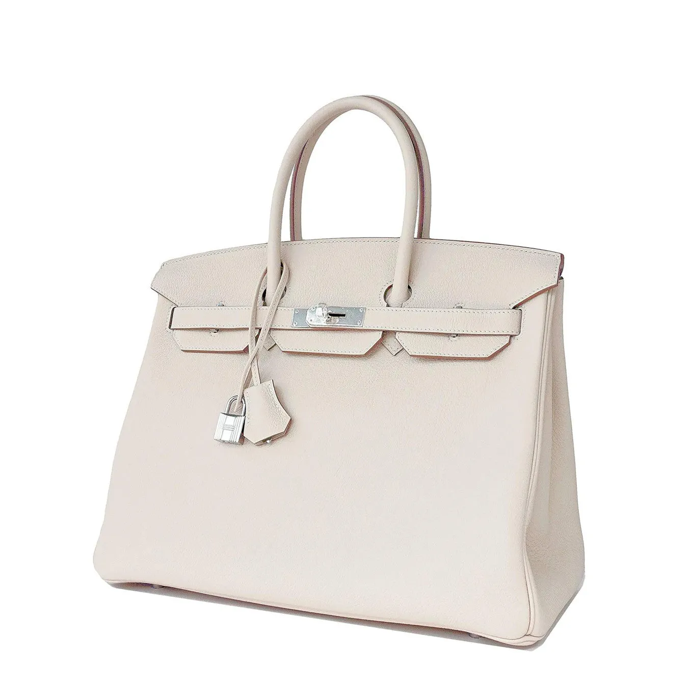 Hermes Craie Birkin 35cm Togo Palladium Hardware