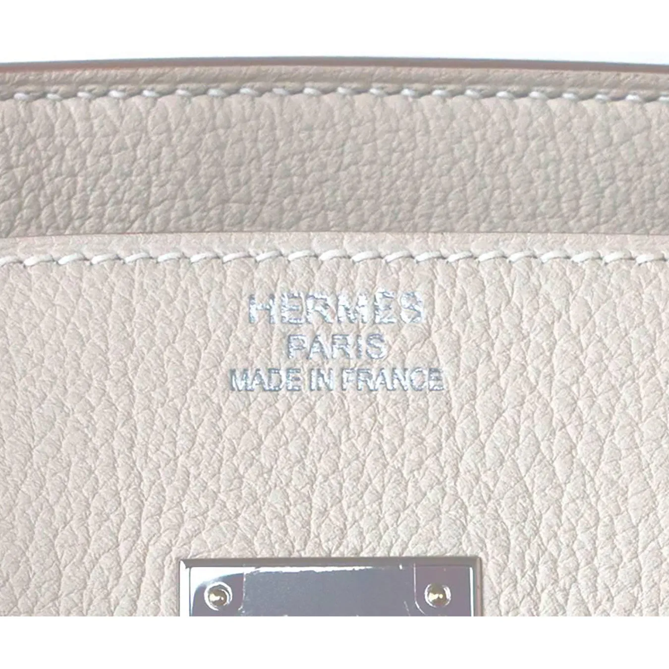 Hermes Craie Birkin 35cm Togo Palladium Hardware