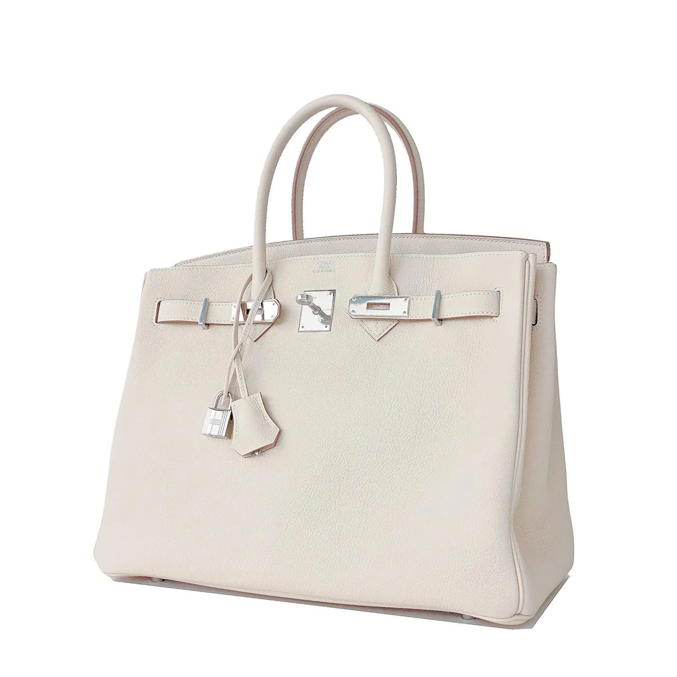 Hermes Craie Birkin 35cm Togo Palladium Hardware