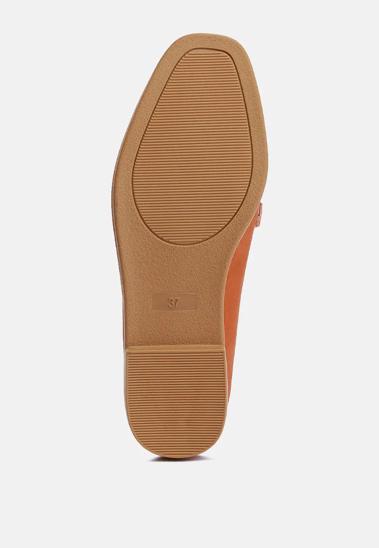 Horsebit Detail Flat Loafers By Ruw